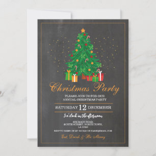 Invitación a navidades Fiestas Festividades de Árb