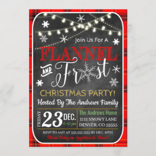 Invitación a Navidades Flandes y Escarcha