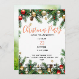Invitación a navidades, invitación para fiestas de