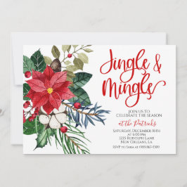 Invitación a Navidades jingle y mingle