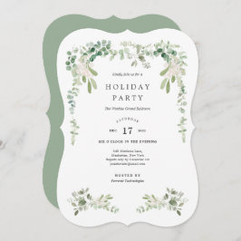 Invitación a Navidades Mistletoe de Holiday Classi