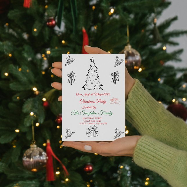 Invitación a navidades no caprichosos de fotos (Subido por el creador)