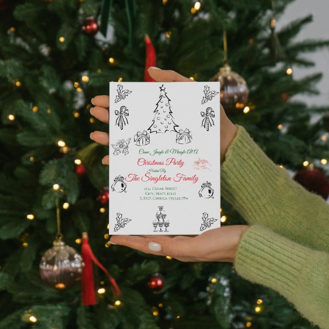 Invitación a navidades no caprichosos de fotos (Subido por el creador)