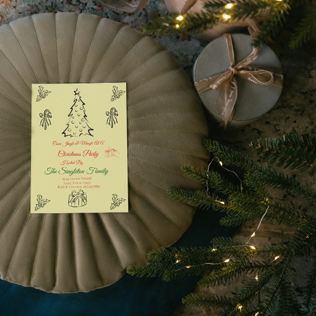 Invitación a navidades no caprichosos de fotos (Subido por el creador)