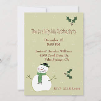 Invitación a Navidades Personalizados