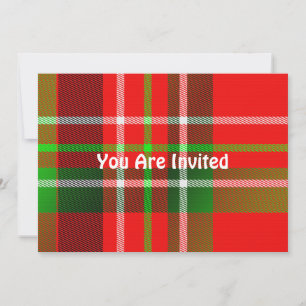 Invitación a Navidades Tartán