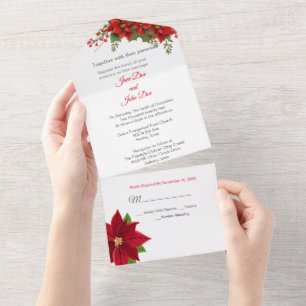 Invitación a navidades todos en una boda