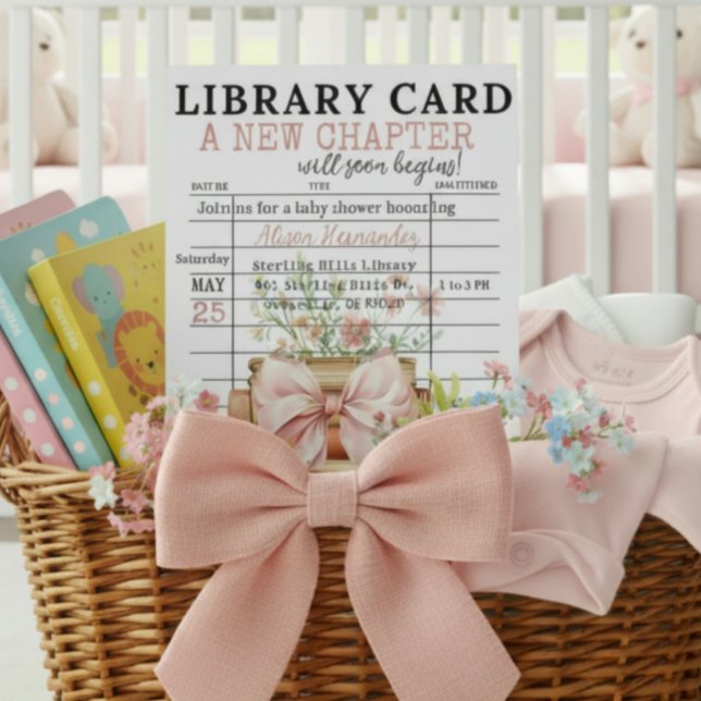 Invitación A New Chapter Baby Shower (Subido por el creador)