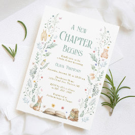 Invitación A New Chapter Baby Shower Invitation