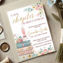 A New Chapter Bridal Shower Invitation Template