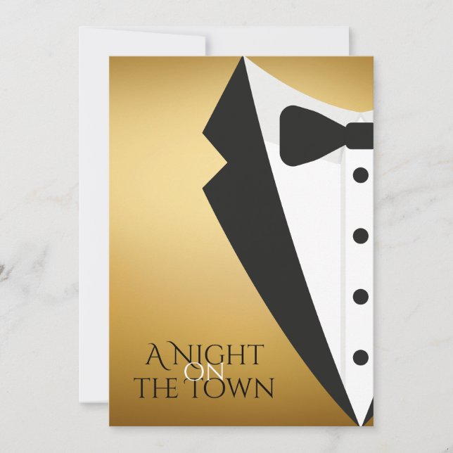 Invitación A Night on the Town Prom (Anverso)