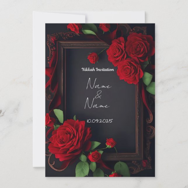 Invitación a Nikkah (Anverso)