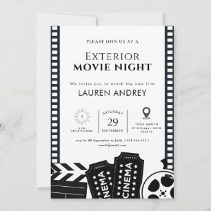 Invitación a Noche de Cine al Aire Libre