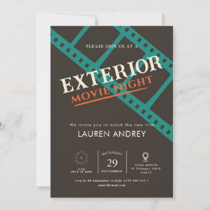 Invitación a Noche de Cine al Aire Libre