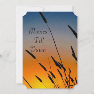 Invitación a Noche de Películas y Juegos