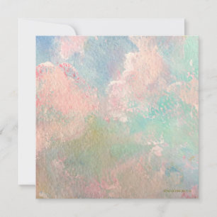 Invitación a nubes de sol