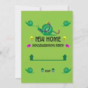Invitación a nuevo hogar para Fiesta que calienta 