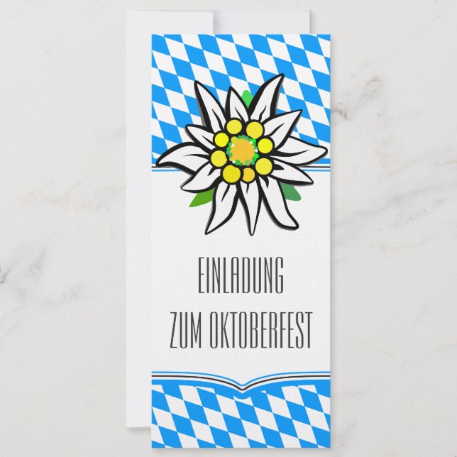 Invitación a Oktoberfest (Anverso)