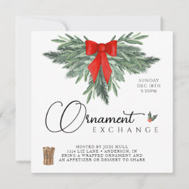 Invitación a Ornament Exchange editable