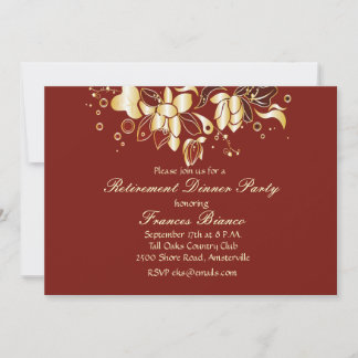 Invitación a orquídeas en cascada