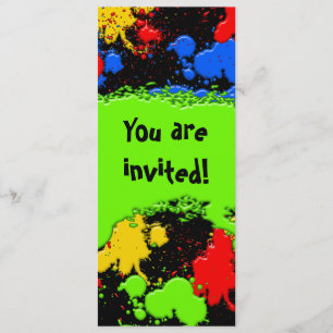 Invitación a Paint Ball