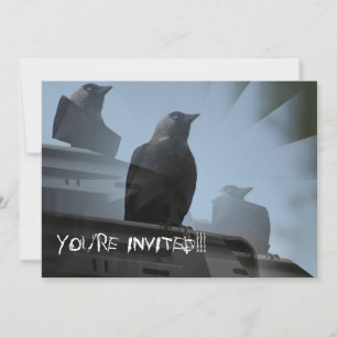 Invitación a pájaro de Jackdaw