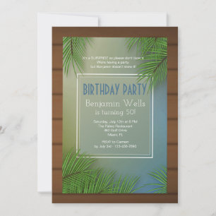 Invitación a Palm Fronds