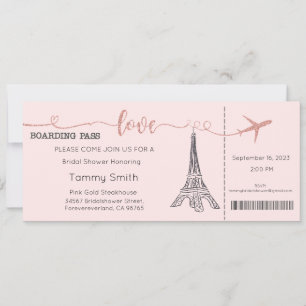 Invitación a París, Invitación a la ducha de novia