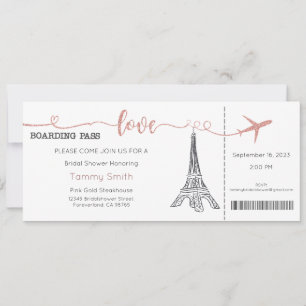 Invitación a París, Invitación a la ducha de novia