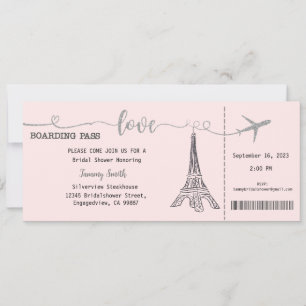Invitación a París, Invitación a la ducha de novia