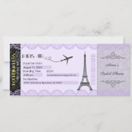 Invitación a París, Invitación con tema de París