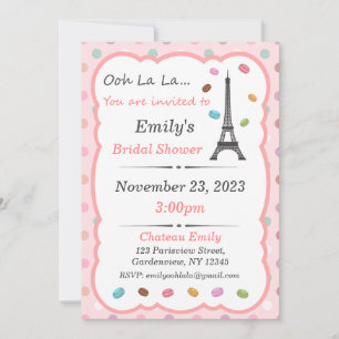 Invitación a París, Invitación con tema francés, M