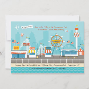 Invitación a Parque de Diversiones