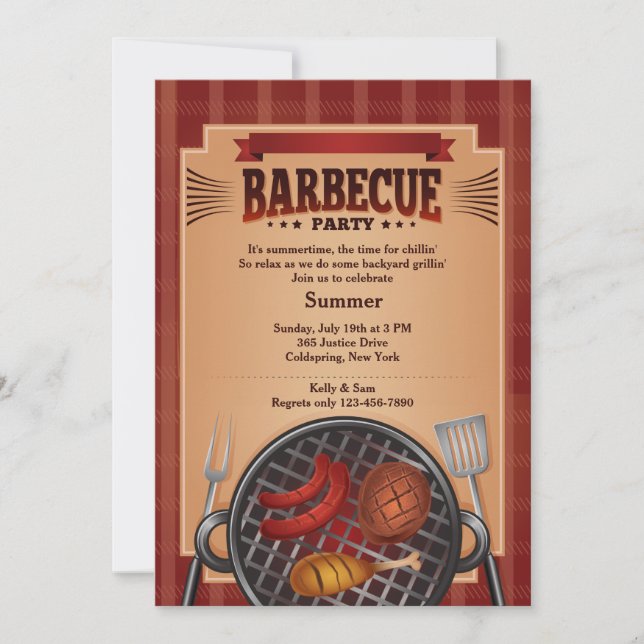 Invitación a Parrillada (Anverso)