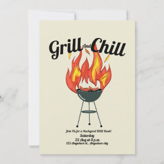 Invitación a parrilladas y mascotas BBQ Bash | Fie