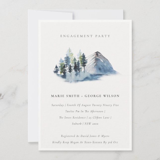 Invitación a participar en la montaña Green Blue P (Anverso)