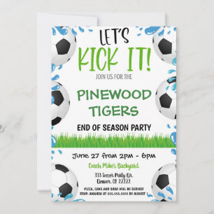 Invitación a partido de equipo de fútbol