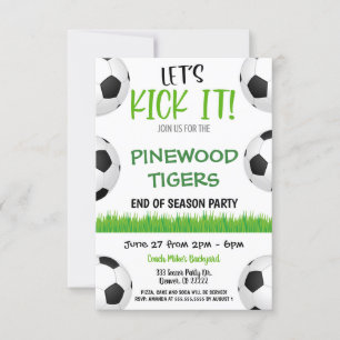 Invitación a partido de equipo de fútbol