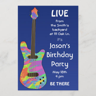Invitación a Personalizable de Poster de concierto