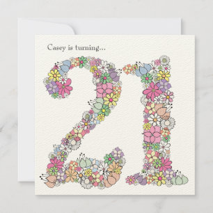 Invitación a Personalizado de fiesta de cumpleaños