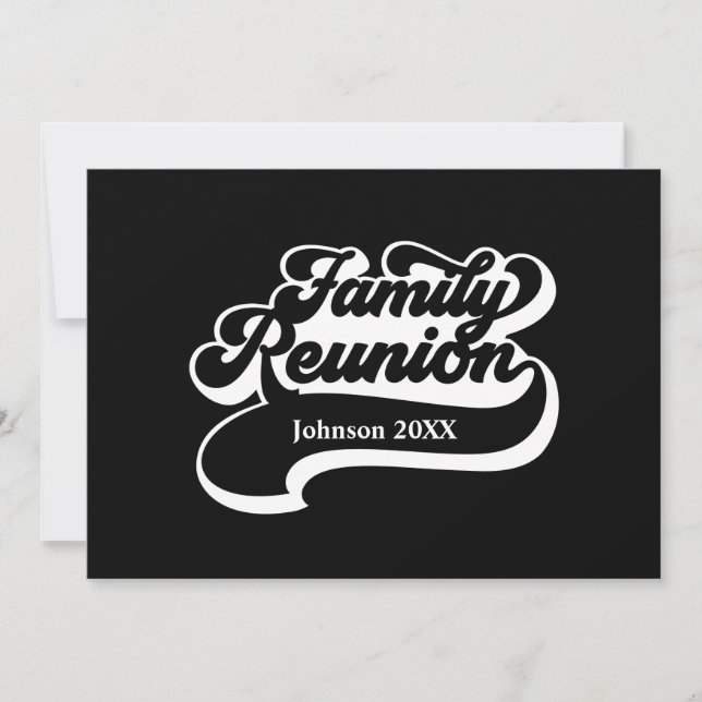 Invitación a Personalizado de Reunión Familiar (Anverso)