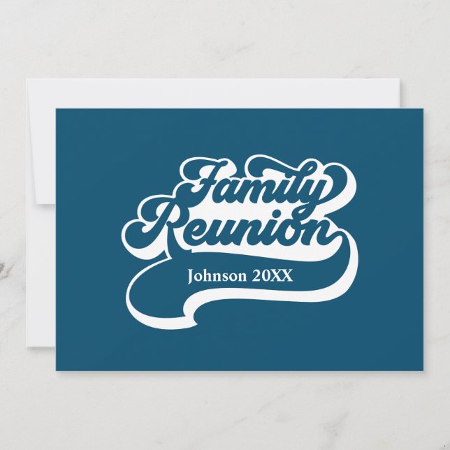 Invitación a Personalizado de Reunión Familiar (Anverso)