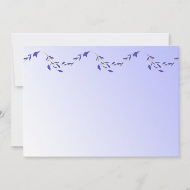 Invitación a Petales Púrpura (Anverso)