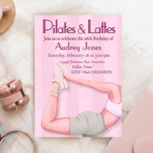 Invitación a Pilates y Latte