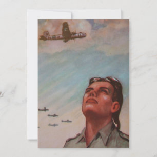 Invitación a Piloto de Vintage