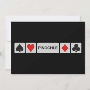 Invitación a Pinochle - personalizar