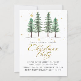 Invitación a Pinos de Invierno y Fiesta de Navidad