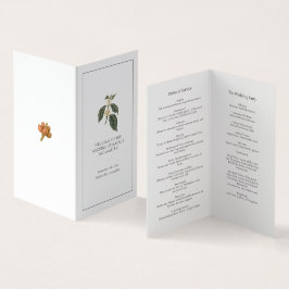 Invitación a planta de café bohemia de invierno rú