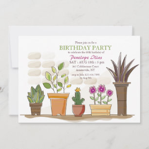 Invitación a plantas domésticas