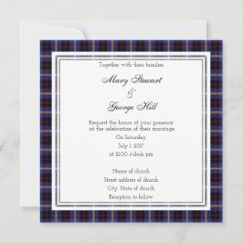 Invitación a Plaza Boda de Escocia
